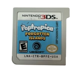 Poptropica Forgotten Islands (Nintendo 3DS) Game Cartridge Only, Tested